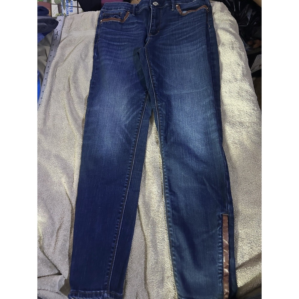 White House Black Market The Skinny Ankle Jeans Size 6! Read Listing!
